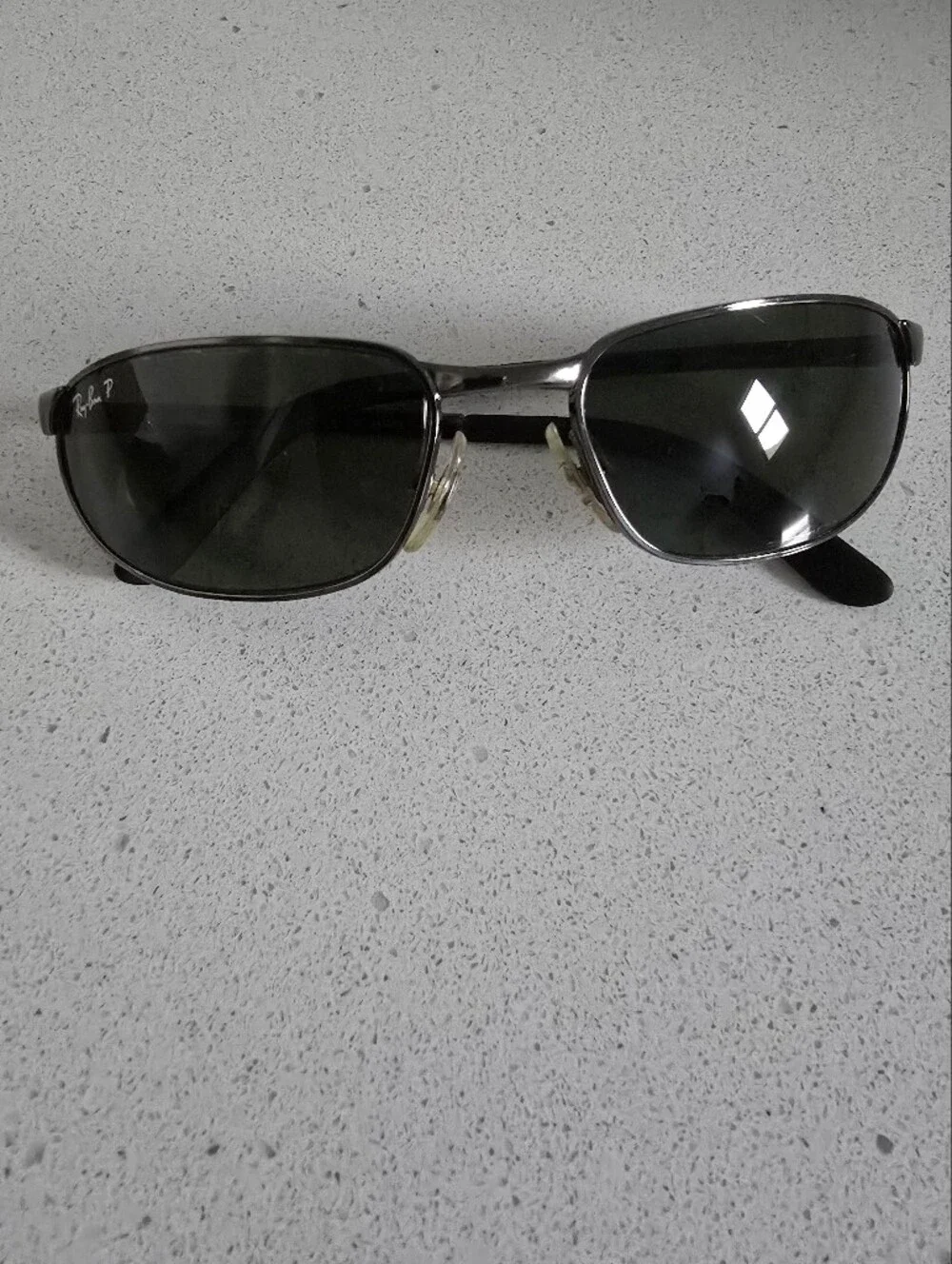 Vtg Ray-Ban Polarized Vintage Men's Flight Wrap Sunglasses